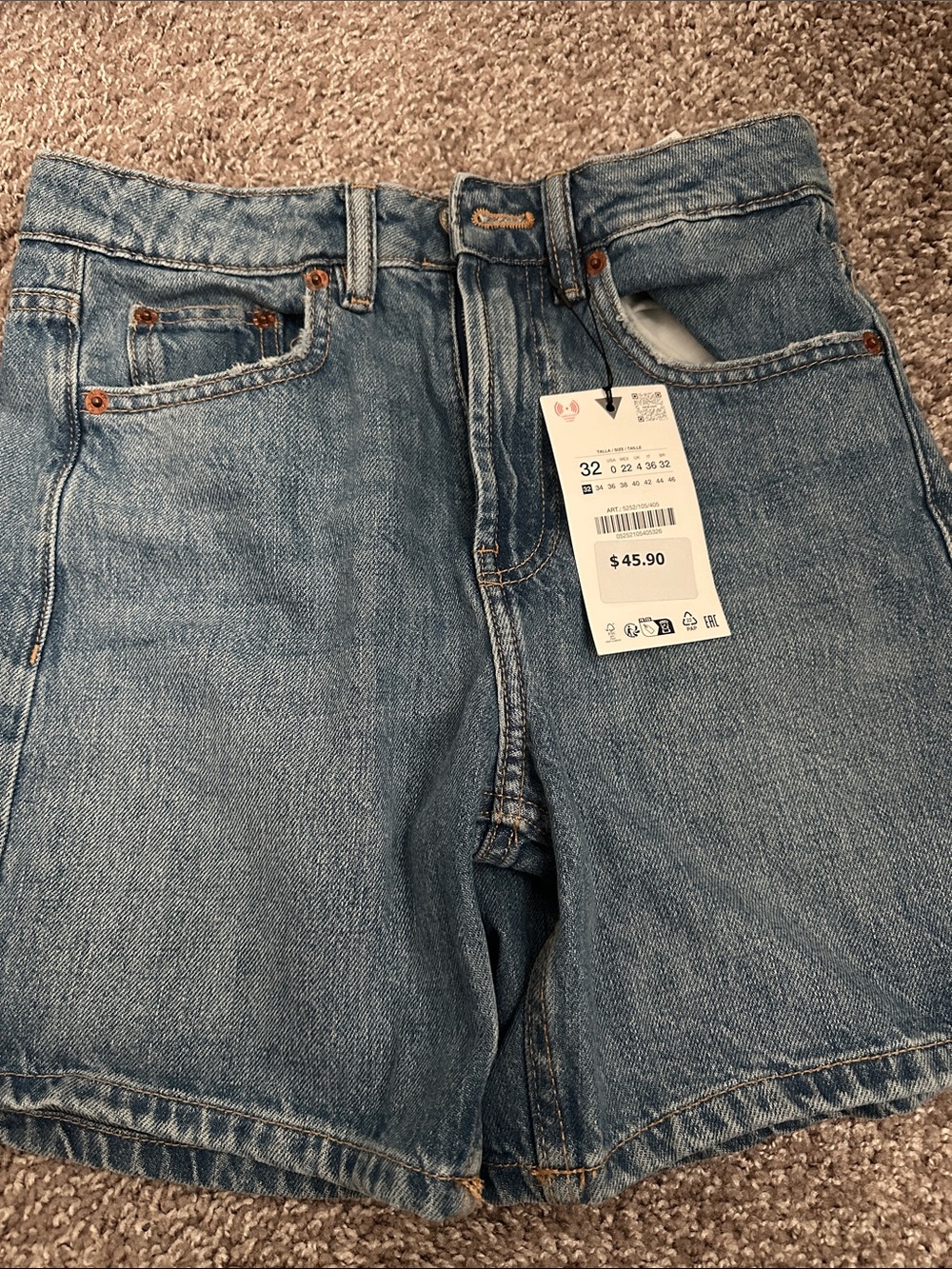 Zara Women’s Mom Fit Shorts | Size US 00